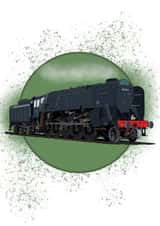 Steam train card created by JKCreations