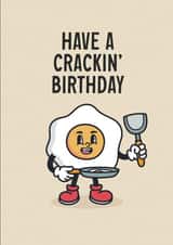 Cute Birthday Card - Have A Crackin' Birthday created by Zoe Leigh Designs