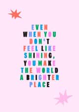 Fearne Cotton's Happy Place Card - Make The World a Brighter Place created by Happy Place