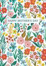 Beautiful florals garden Mother’s day card for an ever so lovely Mom created by Guncha Kumar
