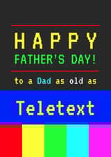 Happy Father's Day to a Teletext Dad! created by James Martin