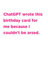 Happy Birthday with a little help from ChatGPT created by MonkeyChops Design