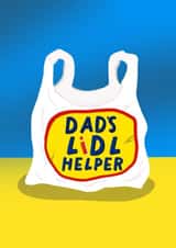 Cute Father's Day card - Lidl shopping created by Pickled Prints