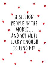 Funny Anniversary card for girlfriend, wife, husband, boyfriend, partner, lover created by Kind of Simple Designs