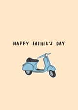 Vespa Father’s Day Card created by Isabella