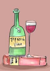 Top notch vino and a good book the perfect match! created by Higgledy Prints