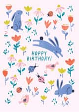 Cute Birthday Card - Have a Hoppy Day! created by Kate Jones