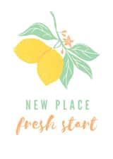 New Home Card - New Place Fresh Start created by Kristin