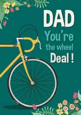 Cute Father’s Day card - Wheel Deal created by Kasia Cards