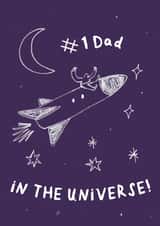 No 1 Dad in the Universe! created by Danielle Rhoda