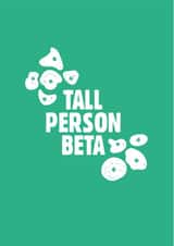 Rock Climbing/ Bouldering "Tall Person Beta" card created by lparrdesigns