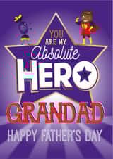 Grandad Cadbury Chocolate Hero Card - Father's Day created by la la la Designs