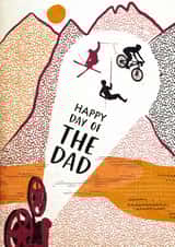 Adventure sport card for Dad on Father's Day created by Richard Scott