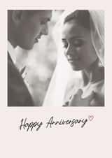 Personalised Anniversary Photo Card created by thortful - Cute Anniversary Card - Simple Heart