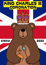 CORONATION CARD FOR THE KING created by CARDTOON