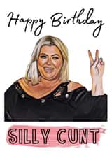 Gemma Collins Birthday Card! Funny Best Friend Essex Rude Swearing Cheeky created by Melissa Charlotte