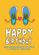 Happy Birthday Runner - Running Birthday Card created by Angela Chick