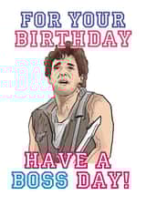 Bruce "The Boss" Springsteen themed birthday card. created by The Birthday Songs