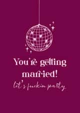 You’re getting married! Marriage. Wedding. Party created by DaisyDoodles