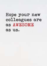 Funny Leaving Card - Colleague created by Brainbox Candy