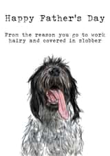 Happy Father's Day from your favourite hair ball! created by Creature Character Design