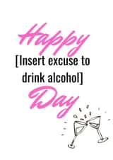 Birthday card for the partiers created by Sarah Levy