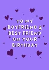 To My Boyfriend & Best Friend On Your Birthday created by Cake For Breakfast