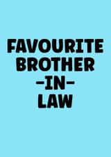 Funny birthday card for your favourite Brother-in-Law created by Prints With Personality