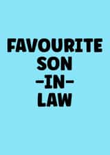 Funny birthday card for your favourite Son-in-Law created by Prints With Personality