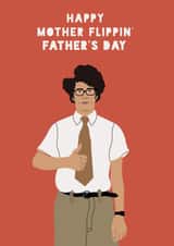 Funny Father's Day Card - The IT Crowd - Moss created by Lucy Maggie Designs