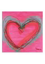 Cute Heart Painting Card for Someone You Love - I Love You created by Cate Mackenzie