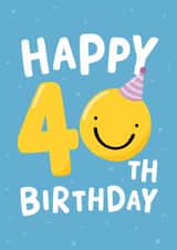 Happy 40th Birthday Card created by Fliss Muir