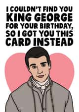 King George Birthday Card - Queen Charlotte A Bridgerton Story Tv Series Card created by Studio Doodles