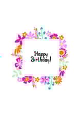 Cute Colourful Floral Birthday Card for Mum, Nan, Friend, Auntie or Sister created by Rebecca Stevens