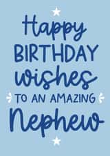 Birthday Card - Amazing Nephew created by Word Up Creative