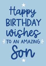 Birthday Card - Amazing Son created by Word Up Creative