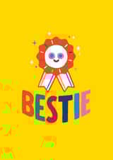 Cute Colourful Greeting Card - For Best Friend created by Unknown Ink