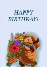 Birthday card with Yunobo from Zelda
for Significant Other / Friend. created by artbyyasminb