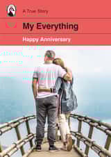 Personalised Anniversary Photo Card created by Yay Days - Cute Anniversary Card - My Everything - Book