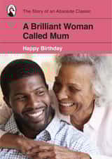 Personalised Birthday Photo Card created by Yay Days - Retro Birthday card - A Brilliant Woman Called Mum - Book