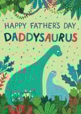 Cute Father's Day Card - Daddysaurus created by Pear Tree Press