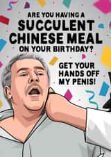 Democracy Manifest - Succulent Chinese Meal Birthday created by All Things Banter