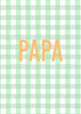 Papa Check Card For Father's Day created by Illustratoni