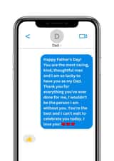 Funny Father's Day Card for a Blunt Dad of Few Words - Thumbs Up created by Blueberry Unicorns