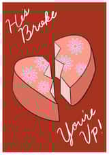 Break Up Card - Cute Break Up Card created by Reece Taylor Designs