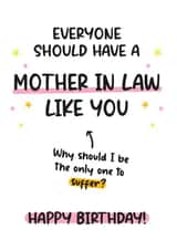 Mother In Law Birthday Card - A Mother In Law Like You created by Twisted Haggis