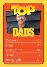 Personalised Father's Day Photo Card created by Pottsy Prints - funny top Father's Day Personalised Photo Card 1358