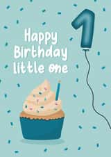 Cute 1st Birthday Card - Little One created by The Positiveway8