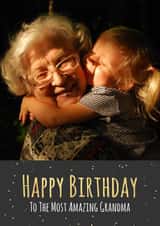 Personalised Birthday Photo Card created by Simon - Photo2023 grandmother Birthday Personalised Photo Card 13818