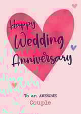 Cute Anniversary Card For Couple created by Nidd And Rigg!